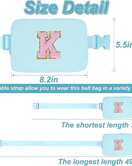 Uygafly Birthday Gifts for 6 7 8 9 10 11 12 13 Year Old Girls,Belt Bag for Women Girls Fanny Pack Crossbody Bags for Kids,Fashion Waist Packs Cute Teen Trendy Stuff Travel Essentials | Blue,K