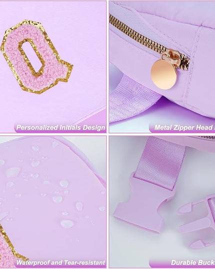 Uygafly Birthday Gifts for 4 5 6 7 8 9 10 11 12 13 Year Old Girls,Graduation Gifts for Teens Kids Daughter Sister Her,Fanny Pack Crossbody Bag Belt Bag Cute Trendy Stuff | Lavender,Q