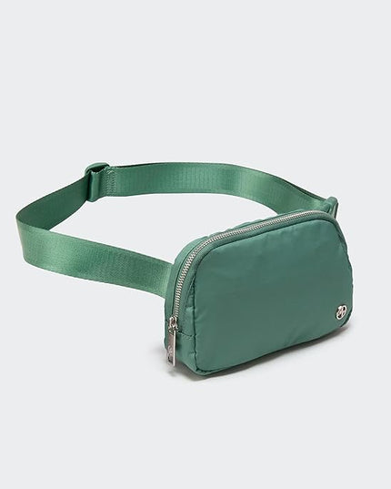Pander Everywhere Belt Bag for Women, Fashion Waist Packs, Crossbody Bags with Adjustable Strap (Eucalyptus Green).
