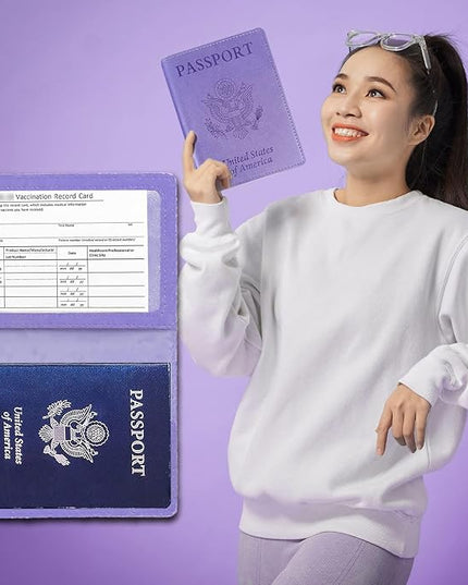 Leather Passport Holder,International Travel Must Haves Travel Accessories for Women Men, Cruise Ship Essentials, Travel Gifts