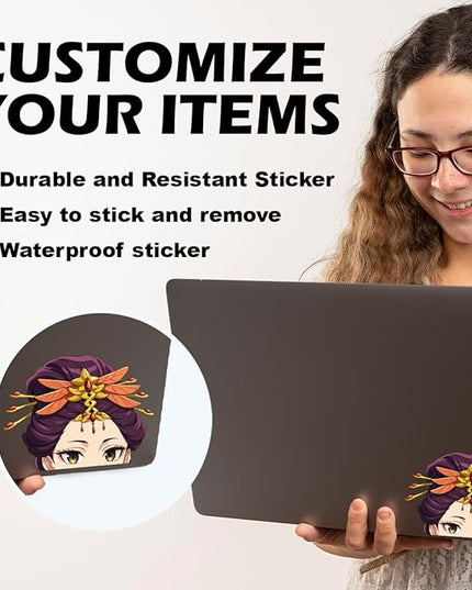 The Court Herbalist Diaries MaoMao Jinshi Anime Manga Decal Stickers for Cars Laptop Skateboard Wall Decor UV Resistant (Loulan)