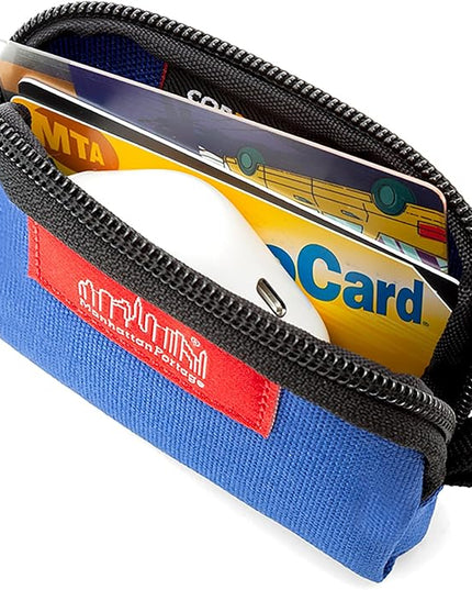 Manhattan Portage Coin Purse With Zipper Closure Pouch Eclectic Colors Credit Card ID Card Jewelry Keys Water Resistant Gift 1000D CORDURA® Everyday Carry