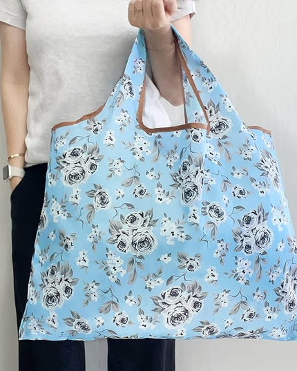 allydrew Large Foldable Tote Nylon Reusable Grocery Bags