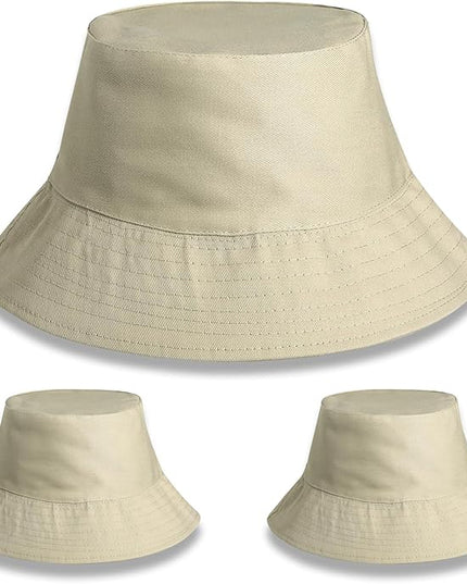 DASSNANE Sublimated Bucket Hats Bulk Solid Color DIY Blank Hat Bucket Hats for Men, Women and Adults