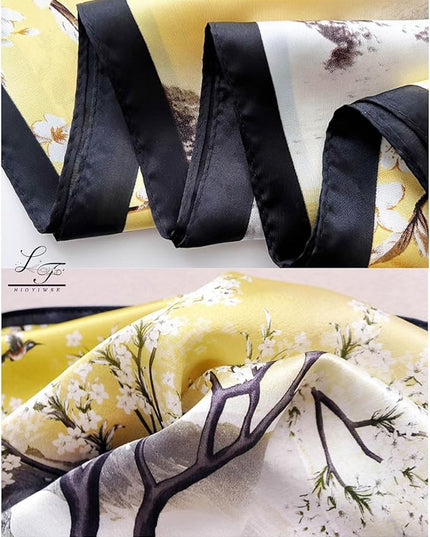 Satin Bandanas Head Scarf For Women Hair Scarves Accessories Lightweight Fashion Wrap Neck Silk Sleeping Headscarf
