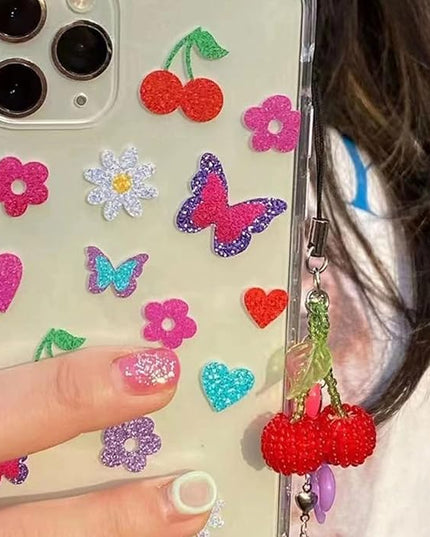 Fashion Beaded Phone Charm Straps Car Keys Hanging Pendants Y2K Bag Decoration Lanyard Purse Accessories Bag Pendant Charm Decoration