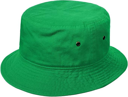 Falari Men Women Unisex Cotton Bucket Hat 100% Cotton Packable for Travel Fishing Hunting Summer Camp
