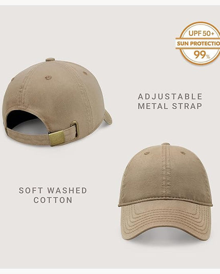 CHOK.LIDS Everyday Premium Dad Hat Unisex Cotton Baseball Cap for Men and Women Adjustable Lightweight Polo Style Curved Brim