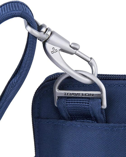 Travelon Anti-theft Classic Slim Double Zip Crossbody