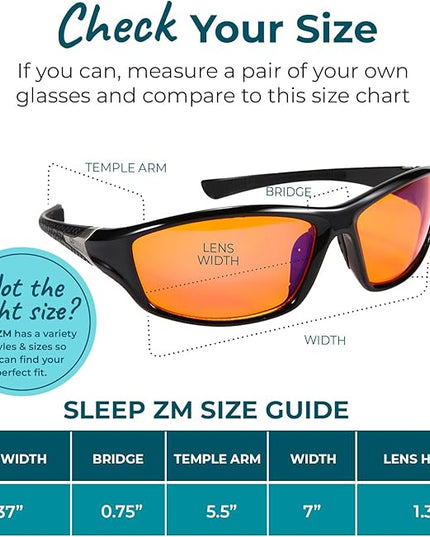 100% Blue Light Blocking Glasses - Women + Men - Better Sleep - Anti Eye Strain Protection - Computer Screens Gaming