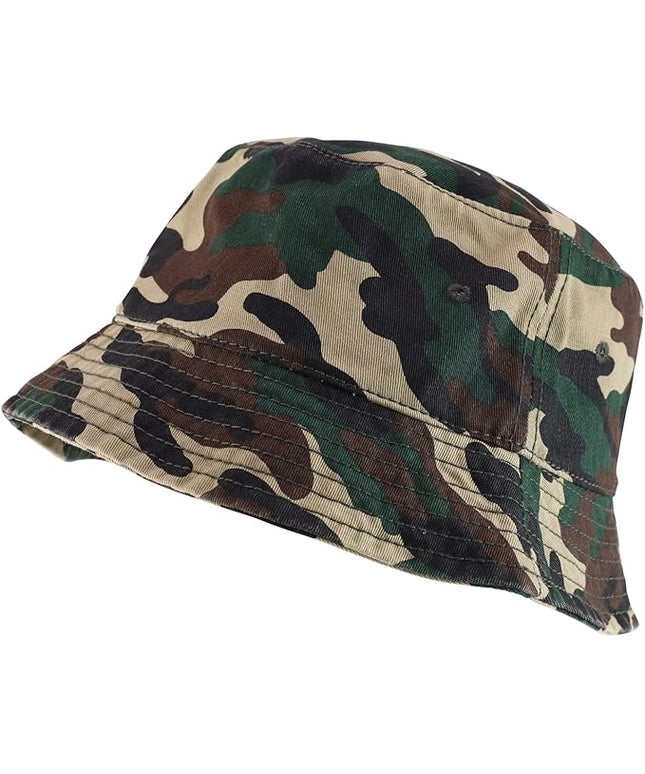 Armycrew Oversized Big Size Men's Cotton Bucket Hat