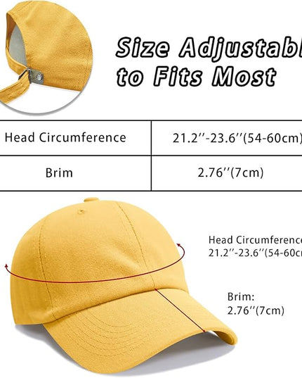 NPQQUAN Original Classic Low Profile Baseball Cap Golf Dad Hat Adjustable Cotton Hats Men Women Unconstructed Plain Cap