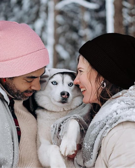 ZOORON 1&2 Pack Beanie for Men Women Slouchy Beanie Hats Winter Knit Caps Soft Ski Hat Unisex