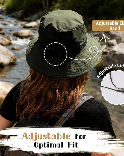 Cooling Sun Bucket Hat for Men Women Fishing Beach Safari Hats for Golf Hiking Hunting Outdoor UPF 50+