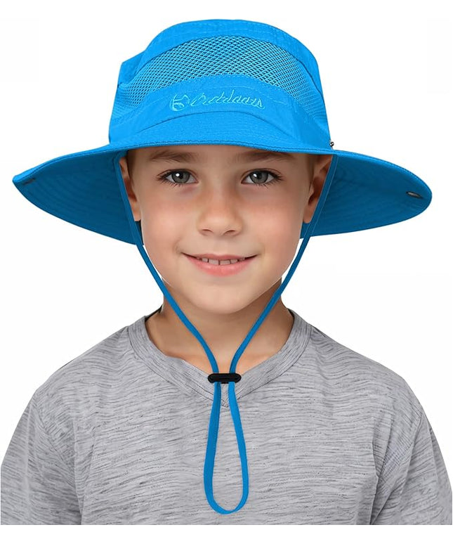 Century Star Outdoor Kids Sun Hat UPF 50+ Quick Dry Adjustable Bucket Hat Windproof Waterproof Beach Fishing Safari Hat
