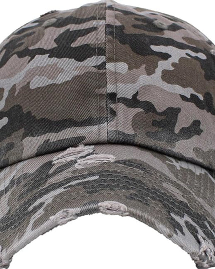 KBETHOS Vintage Washed Distressed Cotton Dad Hat Baseball Cap Adjustable Polo Trucker Unisex Style Headwear