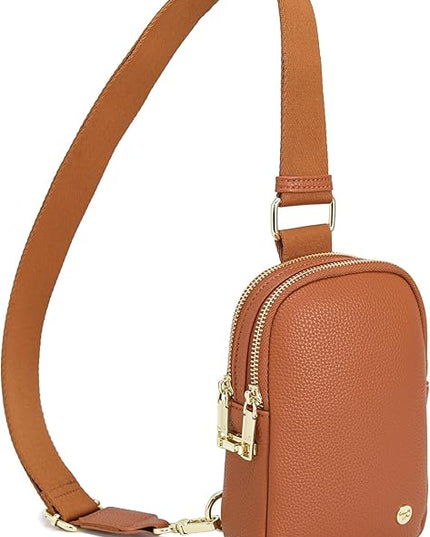 INICAT Small Anti Theft Crossbody Bags Women Valentine's Day Gifts, Vegan Leather Sling Cross Body Purse Travel Essentials