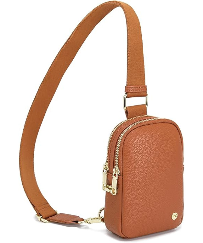 INICAT Small Anti Theft Crossbody Bags Women Valentine's Day Gifts, Vegan Leather Sling Cross Body Purse Travel Essentials