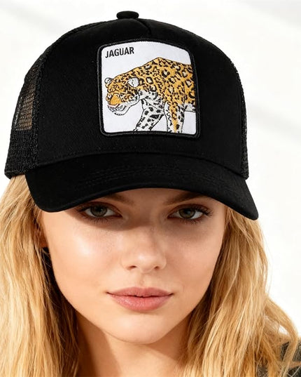 Classic Unisex Various Animal Series Embroidery Farm Adjustable Mesh Snapback Trucker Hat