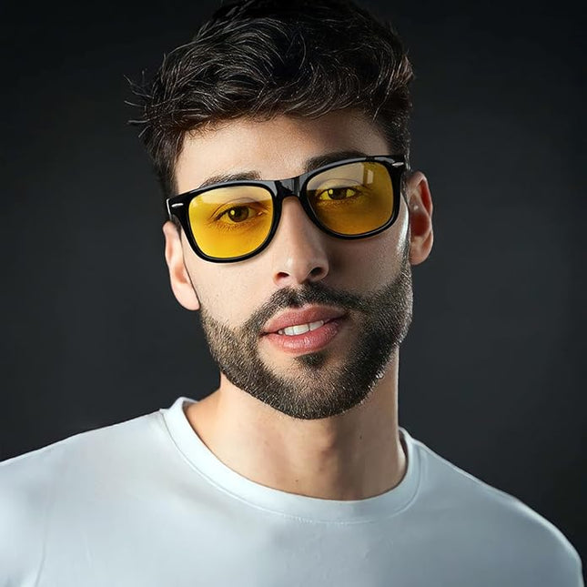 Joopin Square Sunglasses Polarized UV Protection Trendy Designer Sun Glasses Men Women