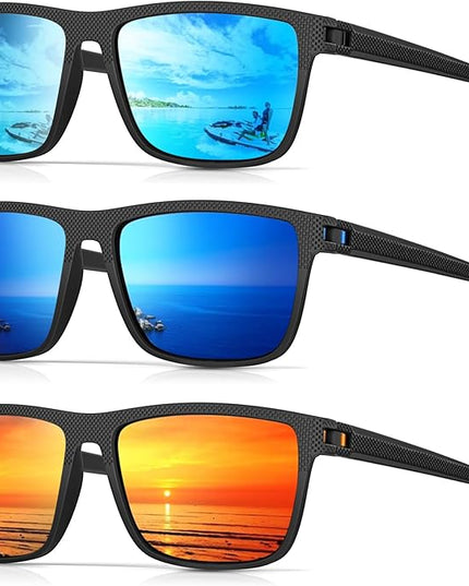 Sunglasses-Men Polarized Mens Sunglasses: Classic Women Sun Glasses UV Protection for Fishing Driving Golf
