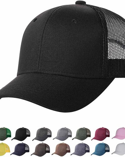 TSSGBL M, L, XL, XXL Snapback Trucker Hats Baseball Caps Adjustable Blank Mesh Back Ball Caps for Men Women
