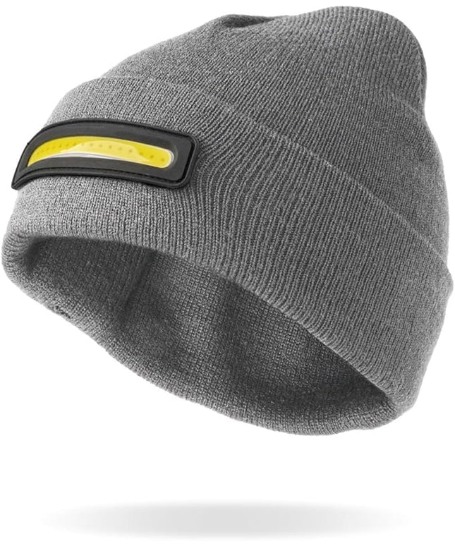 Night Scope Night Watch Rechargeable LED Beanie with Additional Rear Safety Light