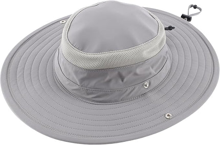 Connectyle Sun Hat for Men Women Breathable UPF 50+ Safari Hat for Fishing Hiking Gardening Adjustable Wide Brim Bucket Hats