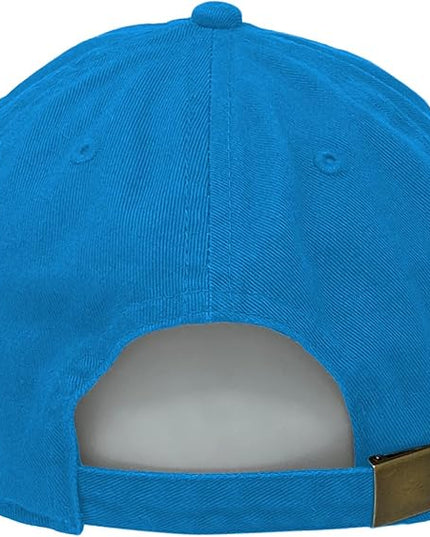Glory Max 100% Cotton Baseball Cap Classic Plain Low Profile Golf Dad Hat Buckle Adjustable