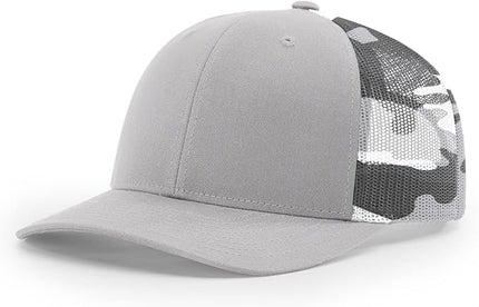 Richardson 112 Trucker Hat - Premium Adjustable Snapback Hat - Structured Six Panel Richardson Blank Caps