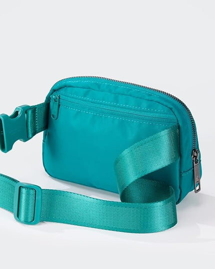 Pander Belt Bag for Women, Fashion Waist Packs, Crossbody Bags with Adjustable Strap (Kelly Green).