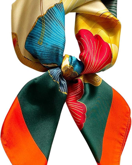 Satin Bandanas Head Scarf For Women Hair Scarves Accessories Lightweight Fashion Wrap Neck Silk Sleeping Headscarf