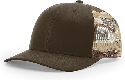 Richardson 112 Trucker Hat - Premium Adjustable Snapback Hat - Structured Six Panel Richardson Blank Caps