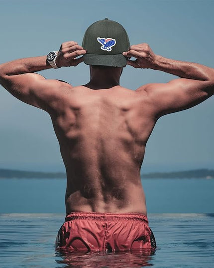 LRD Coastline Snapback Hat - Water Resistant Floating Crown Performance Cap