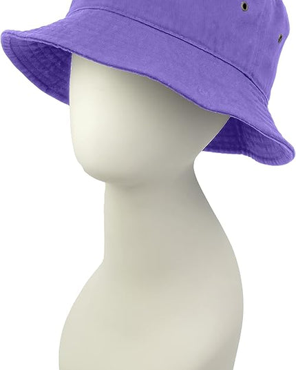 Utmost Bucket Hat 100% Cotton & Denim Lightweight Packable Outdoor Summer Beach Fishing Sun Hat
