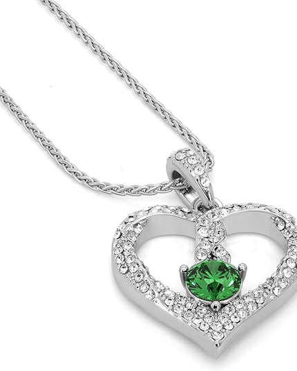 TRYNDI Birthstone Necklace for Women - Infinity 12 Months Birthstone Necklace, Christmas Gifts for Wife, Daughter, Girlfriend, Mom - Mother’s Day, Valentine’s, Anniversary, Birthday Gift for Her