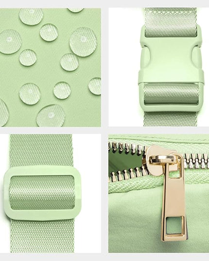 Gitus Gifts for 8 9 10 11 12 Year Old Girls Belt Bag Fanny Pack Crossbody Bags with Initial Letter Patch Cute Stuff Birthday Gifts for Teen Girls Women Personalized Trend Stuff (Light Green-R)