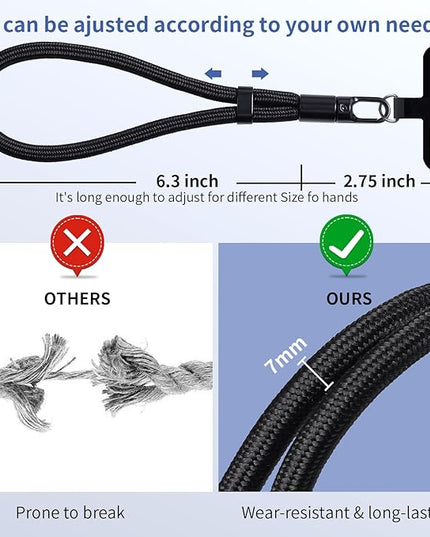 2 Pack Phone Lanyard for Cellphone Case, Phone Wrist Strap for Case, Cellphone Strap Wrist Lanyard for Women and Men
