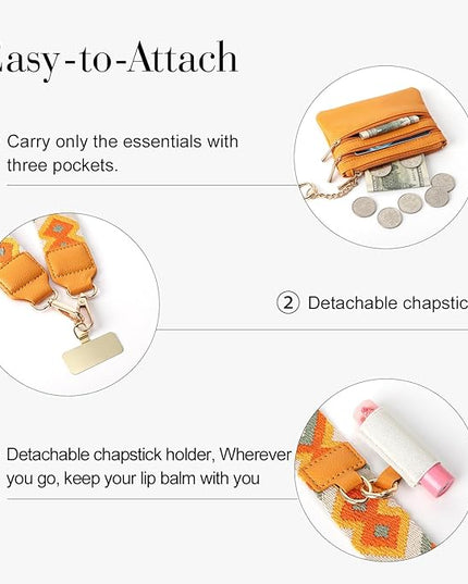 Cell Phone Strap Crossbody Universal Phone Lanyard Adjustable Strap Compatible with Most Smartphones Aztech