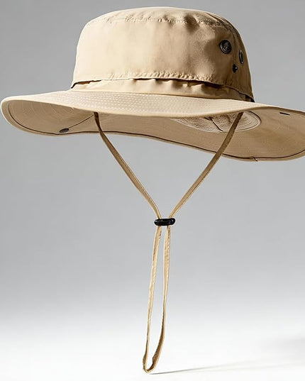 PLCWSCFV Plus Size XL XXL Sun Hats for Men Bucket Boonie UV Protection UPF50+ Waterproof Wide Brim Foldable Fishing Beach