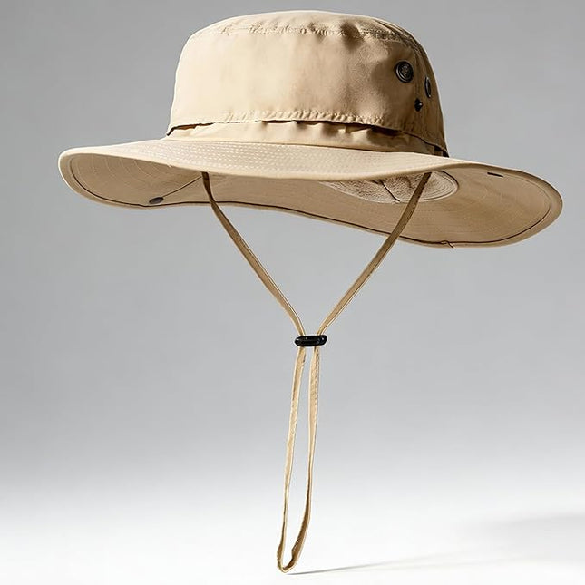 PLCWSCFV Plus Size XL XXL Sun Hats for Men Bucket Boonie UV Protection UPF50+ Waterproof Wide Brim Foldable Fishing Beach