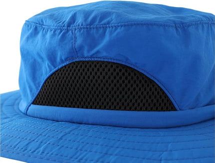 LLmoway Kids Sun Protection Hat Quick Dry Adjustable Wide Brim Mesh Bucket Hat