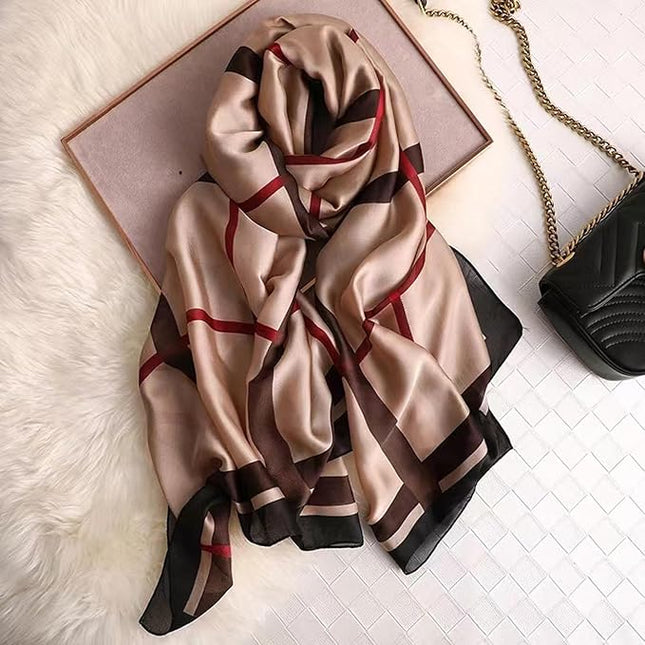 Silk Scarf Mulberry Silk Fashion Scarves Long Lightweight Shawl Wrap …
