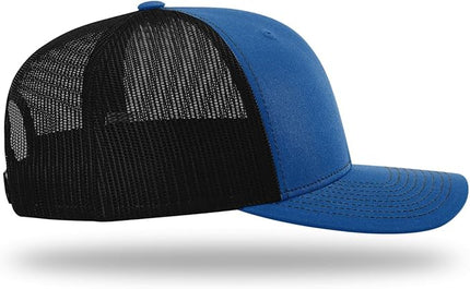 Richardson 112 Trucker Hat - Premium Adjustable Snapback Hat - Structured Six Panel Richardson Blank Caps