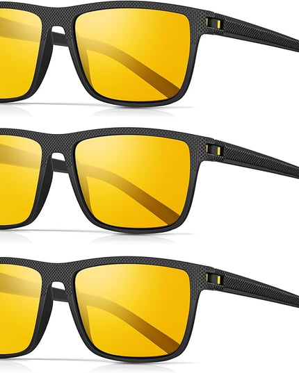 Sunglasses-Men Polarized Mens Sunglasses: Classic Women Sun Glasses UV Protection for Fishing Driving Golf