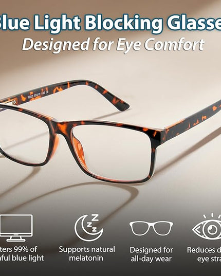Blue Light Blocking Glasses For Men/Women Anti-Fatigue Computer Monitor Gaming Glasses Reduce Eye Strain Game Glasses