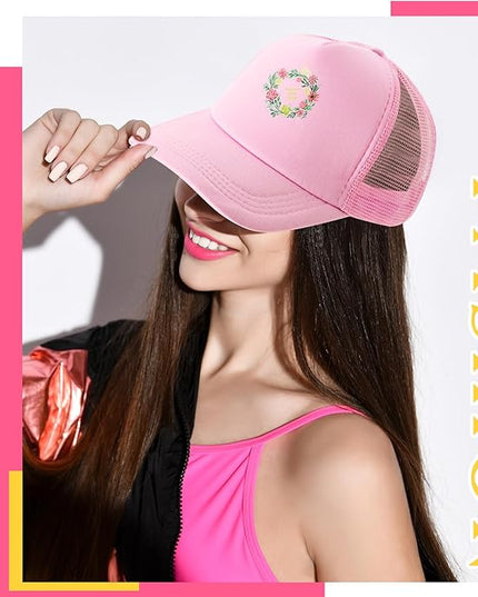 Hercicy 40 Pack Sublimation Blank Trucker Hat Bulk Baseball Cap Adjustable Mesh Unisex Polyester Hat Heat Transfer