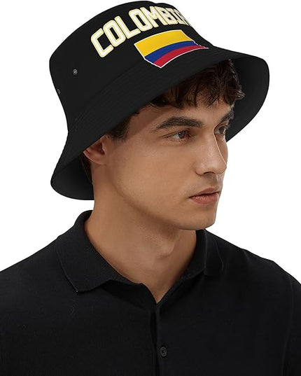 Funny Flag Bucket Hat for Men Women, Fisherman Hats Packable Fashion Sun Cap for Travel Outdoor Beach Boys Girls
