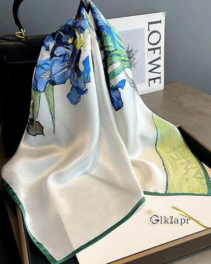 Satin Bandana Headscarf for Women Silky Hair Scarves for Fashion Lightweight