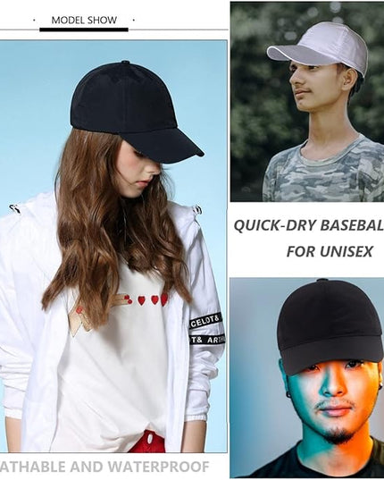 VOASTEK Running Hats for Men Baseball Cap Outdoor Essentials Runner Hat Jogging Cap Tennis Golf Workout Hats